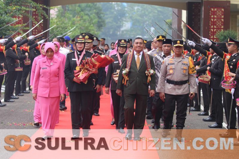 Kapolda Sultra Pimpin Wisuda Purnabakti, Apresiasi Pengabdian Personel Selama Puluhan Tahun