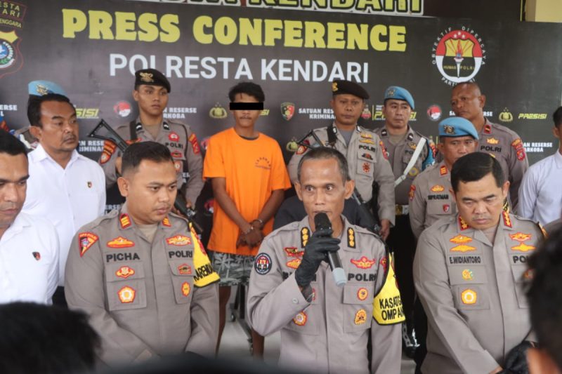 Polresta Kendari Ungkap Motif di Balik Kasus Pembunuhan di Salah Satu Hotel