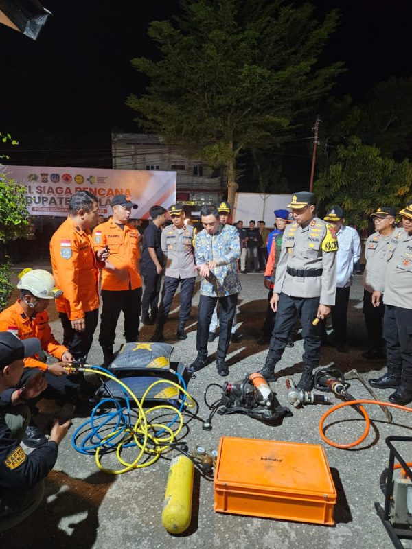 Rentetan Gempa Guncang Kolaka, Polres dan Pemkab Gelar Apel Gabungan Siaga Bencana
