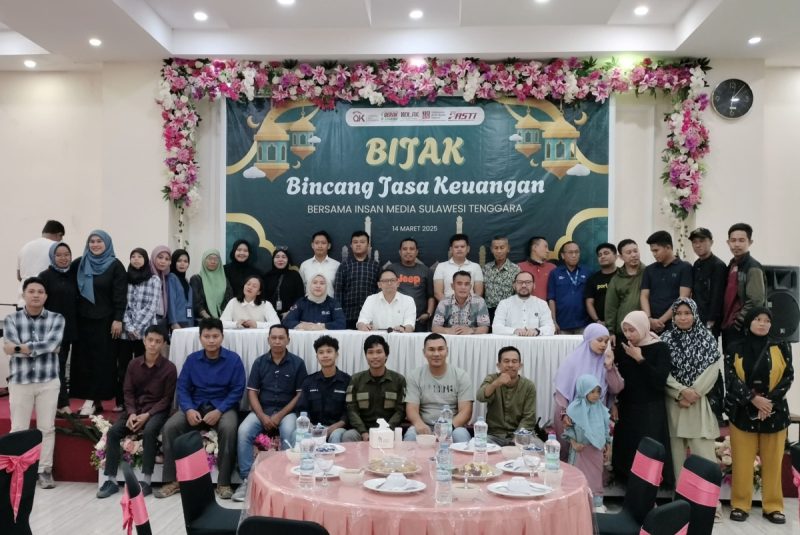 Upaya Pencegahan dan Penanganan Investasi ilegal, OJK Sultra Gelar Bincang Jasa Keuangan Bersama Insan Media