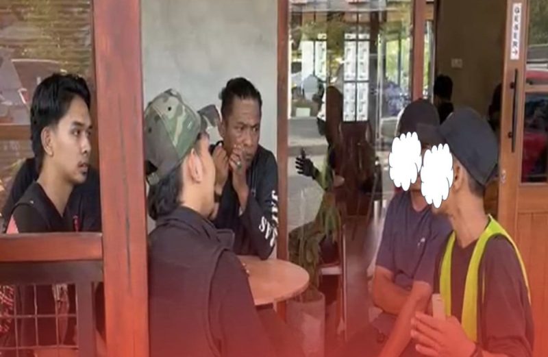 Satgas Gakkum Ops Penanganan Aksi Premanisme dan Pungli 2025 Tertibkan Juru Parkir di sebuah Coffee Shop di Kendari