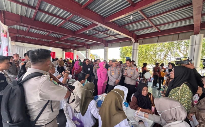 Polda Sultra Gelar Bakti Kesehatan Hari Bhayangkara ke-79, Kapolda: Wujud Kepedulian Nyata Polri untuk Masyarakat